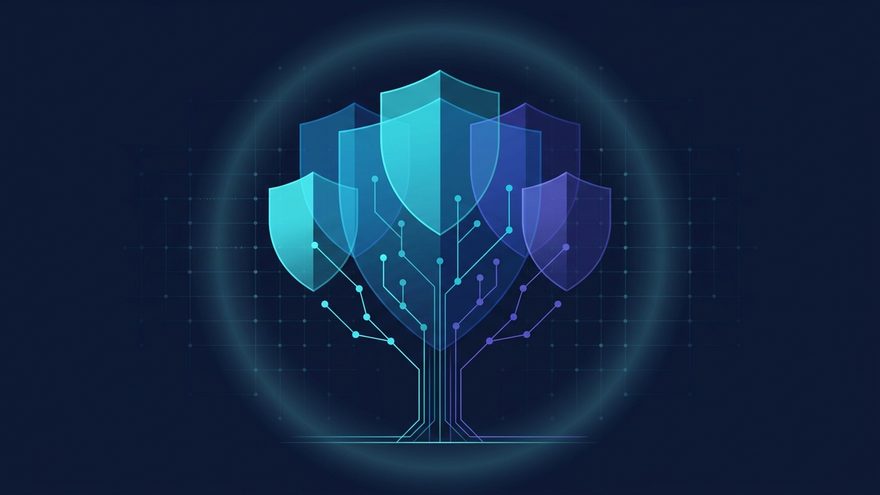 Abstract illustration representing a governance, risk and compliance platform